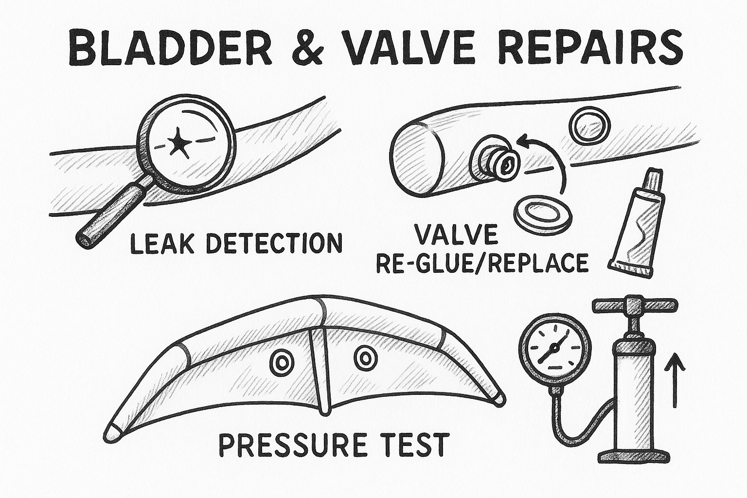 Bladder & valves